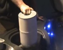 Clean hot tub filter