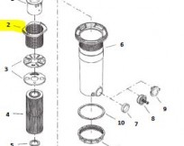 Filter basket hot tub