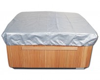 The Spa Cover Cap protects your hot tub cover from winter elements and summer sun.